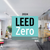 LEED ZERO CARBON – Color Sticker