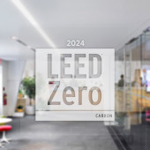 LEED ZERO CARBON – Translucent Sticker