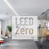 LEED ZERO ENERGY – Translucent Sticker