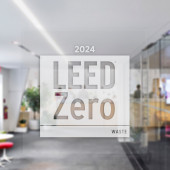 LEED ZERO WASTE – Translucent Sticker