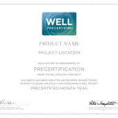 WELL Precertified v2 Certificates