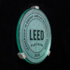 Braille LEED Glass Plaque - Image 2