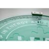 Braille LEED Glass Plaque