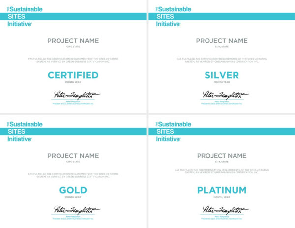 SITES Certificates