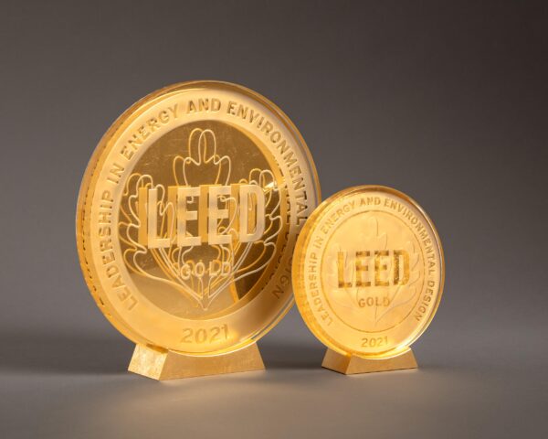 Gold Gilded Plaque Stand - Image 2