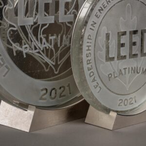 Platinum Gilded Plaque Stand