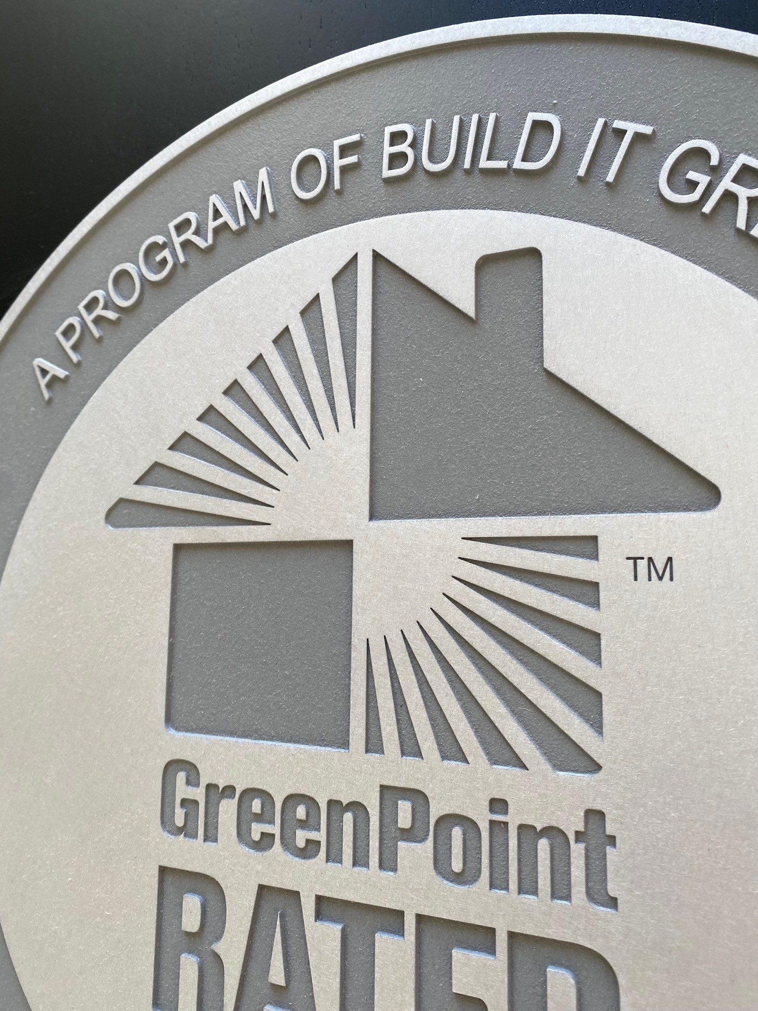 GreenPoint Rated Aluminum Plaque - Image 3