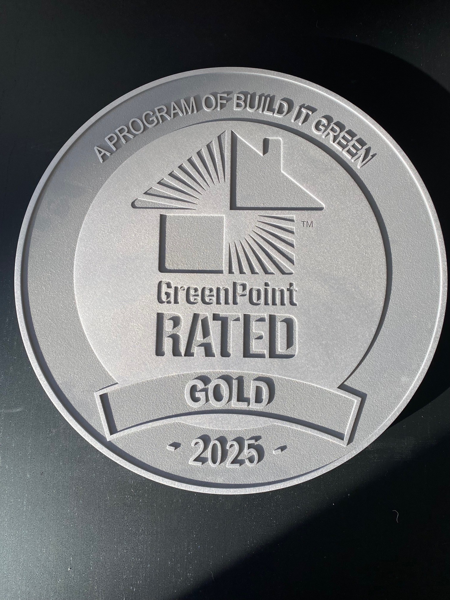 GreenPoint Rated Aluminum Plaque - Image 2