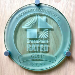 GreenPoint Rated Glass Plaque