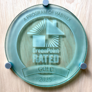 GreenPoint Rated Glass Plaque