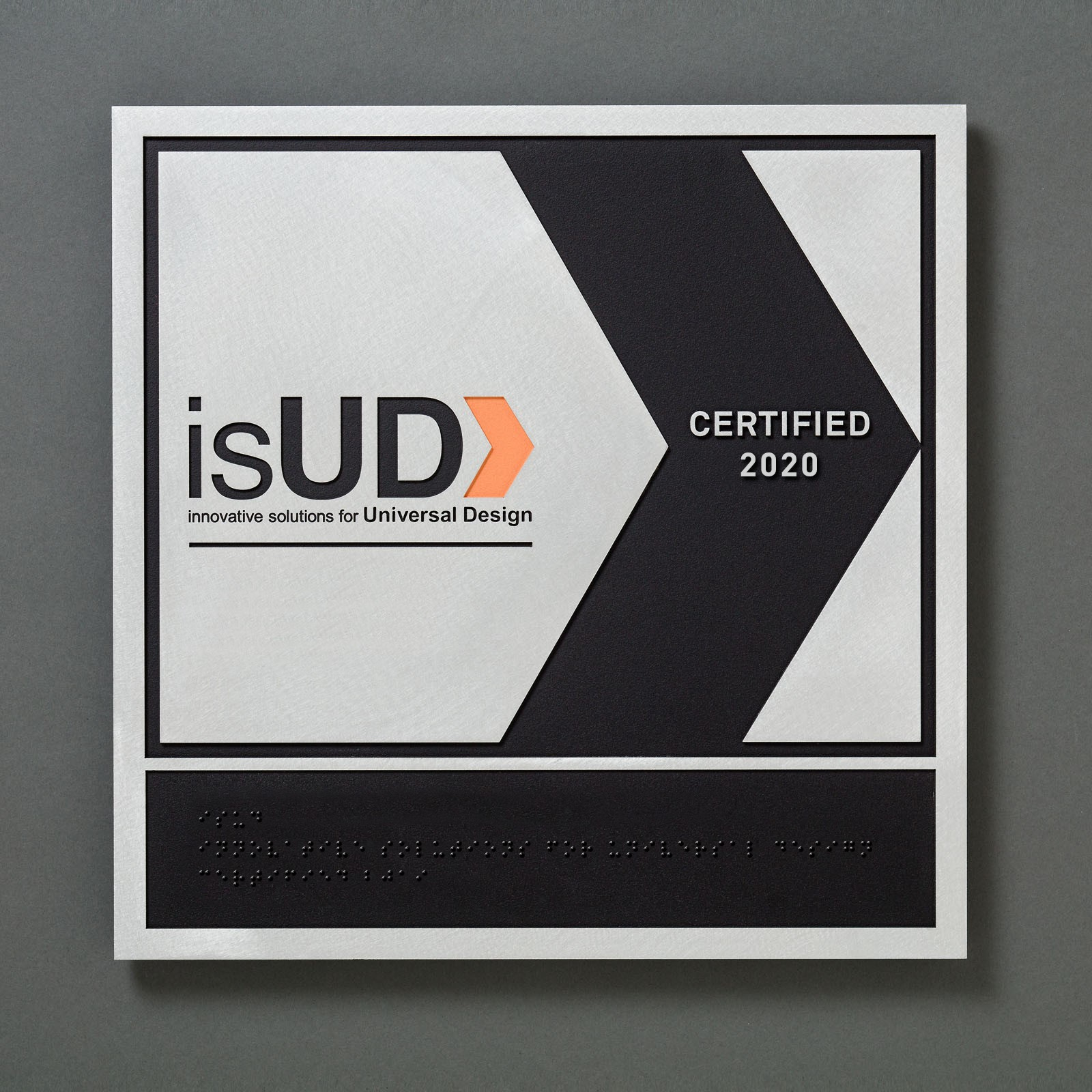 isUD Aluminum Plaque